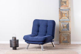 Atelier Del Sofa Misa Solo - Sofá de 1 plaza - Azul marino